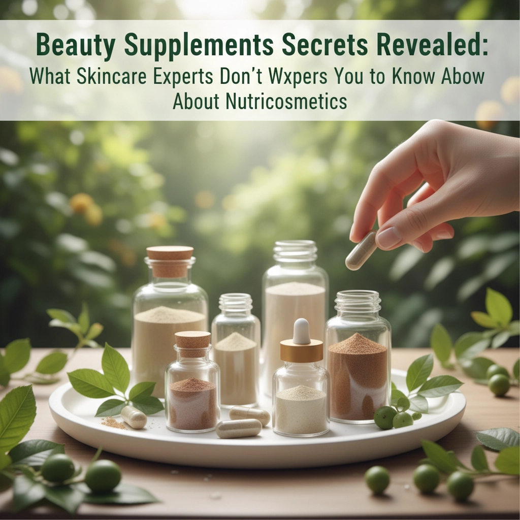 Beauty Supplements Secrets Revealed: What Skincare Experts Don't Want You to Know About Nutricosmetics