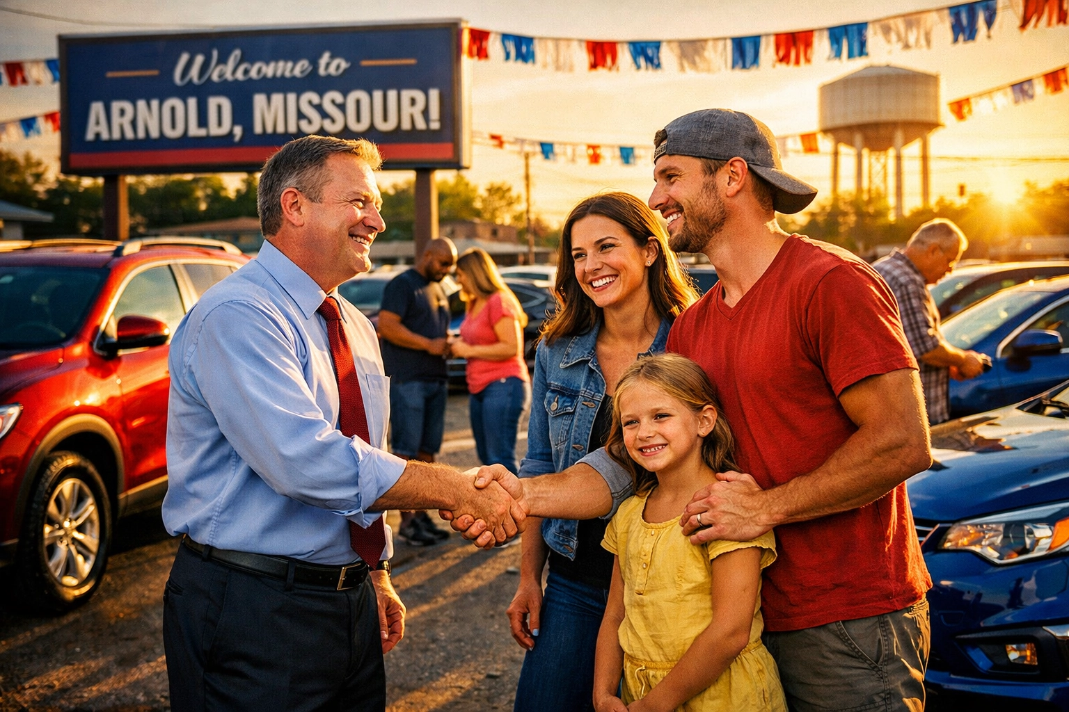 Customers approved for bad credit car loans at used car dealership in Arnold, MO