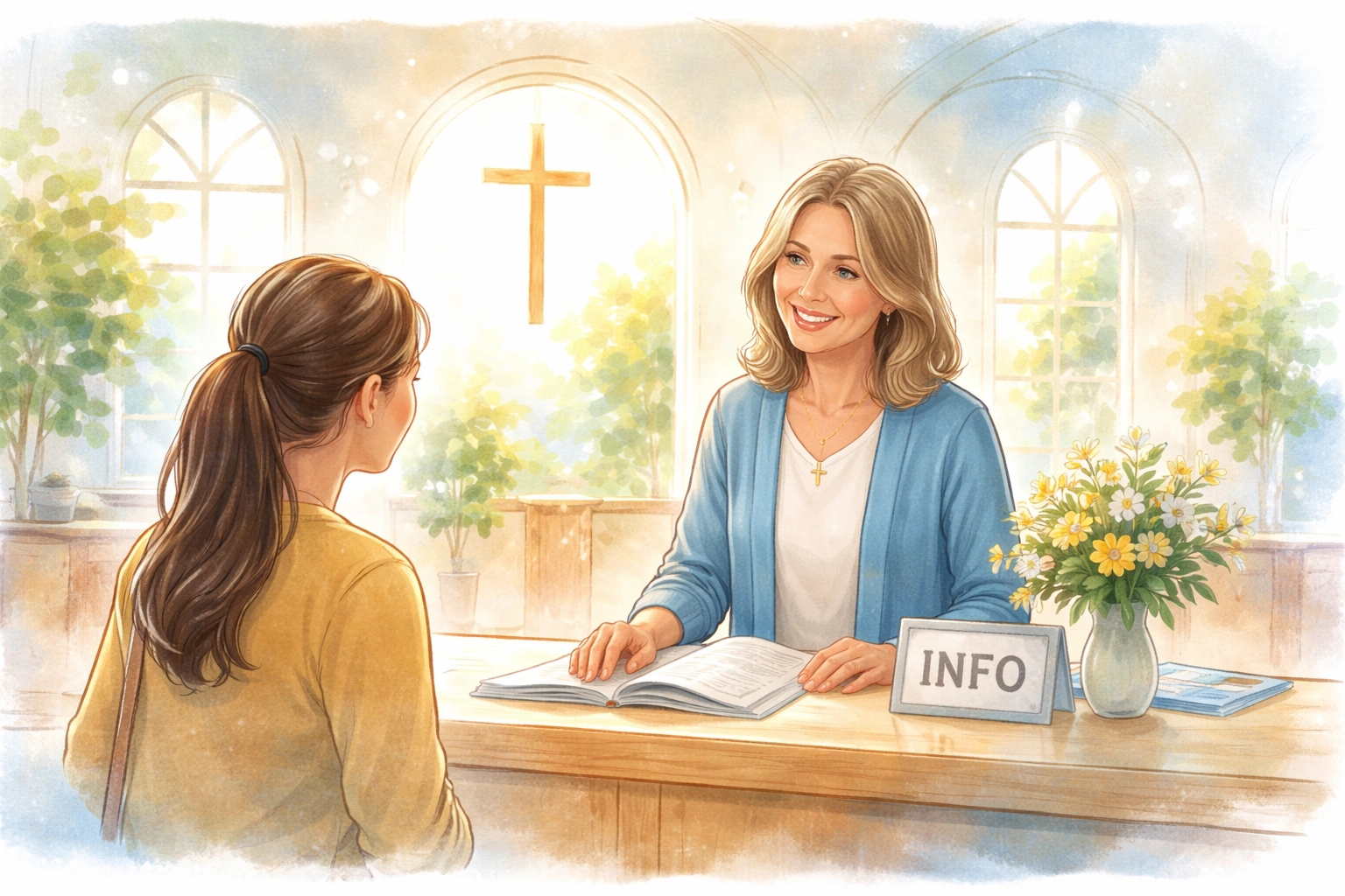 [HERO] The Power of a Gentle Tone: Transforming First Impressions at the Information Desk