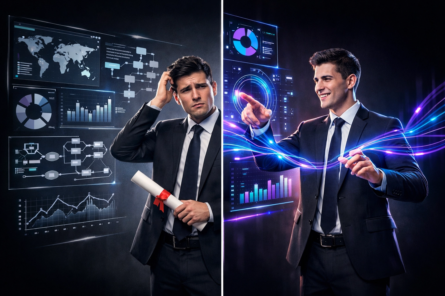 AI assessment transforming graduate from confusion to confidence using intelligent automation