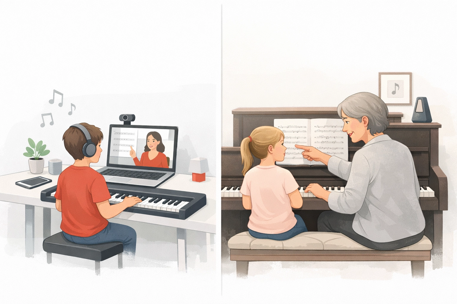 Online Piano Lessons vs. Traditional Teachers: Which Gets Kids Results Faster?