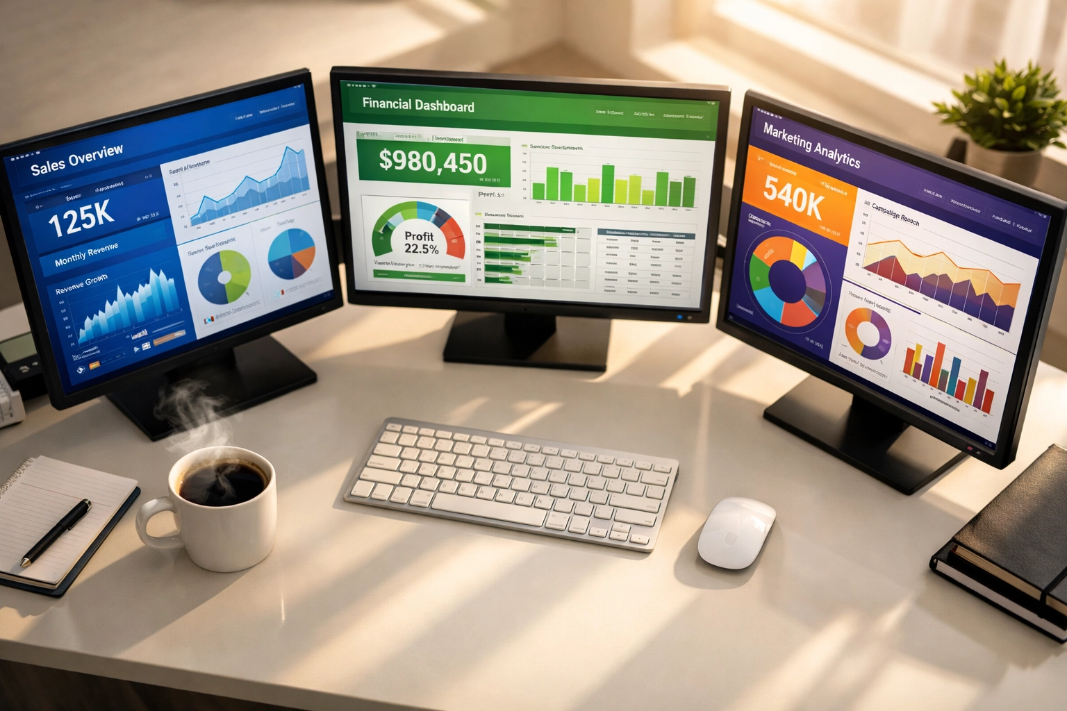 Dakdan Worldwide multi-company management workspace with digital dashboards for daily automation framework