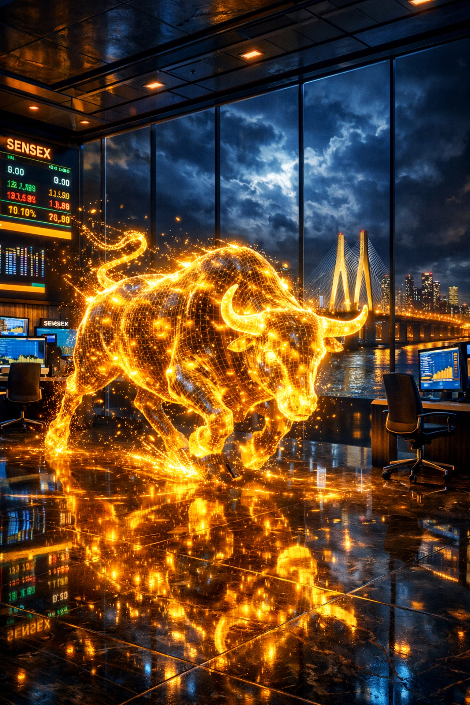 A contrast between a neighborhood grocery store and a giant warehouse retailer, symbolizing startup news india and the supermarket pricing war.