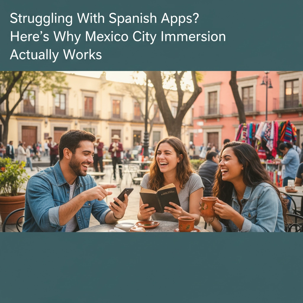 Struggling With Spanish Apps? Here's Why Mexico City Immersion Actually Works