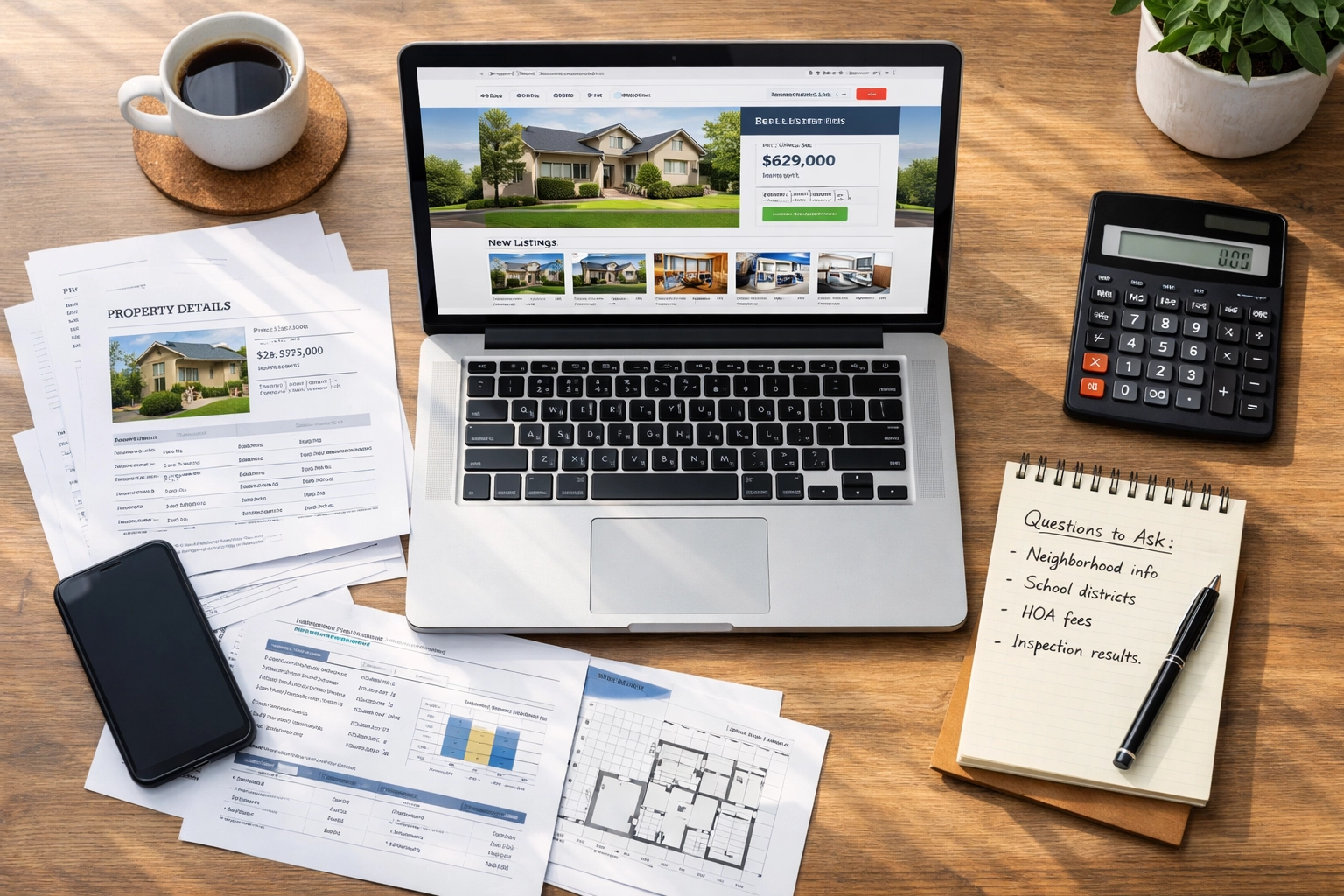 Home buyer researching South Bay real estate listings and property data