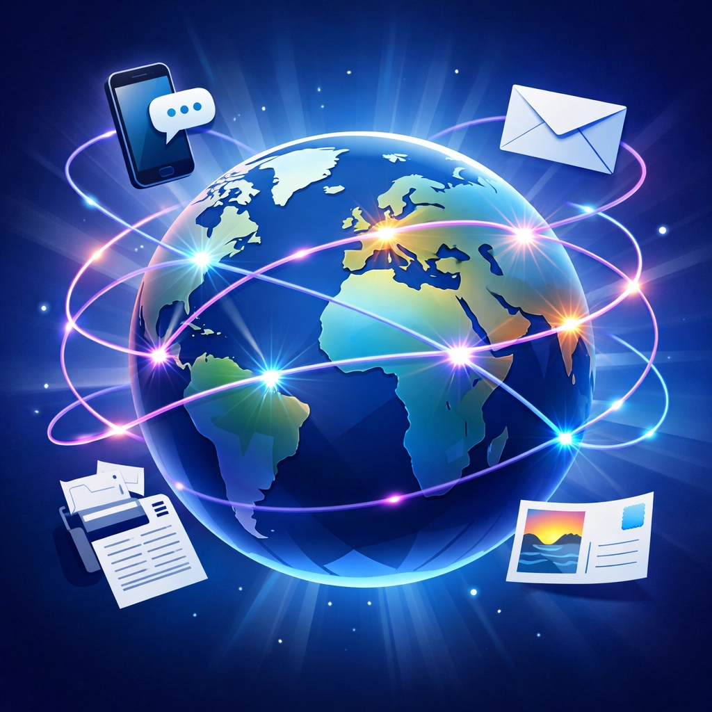 Global SMS and email gateway connecting businesses worldwide through cloud messaging