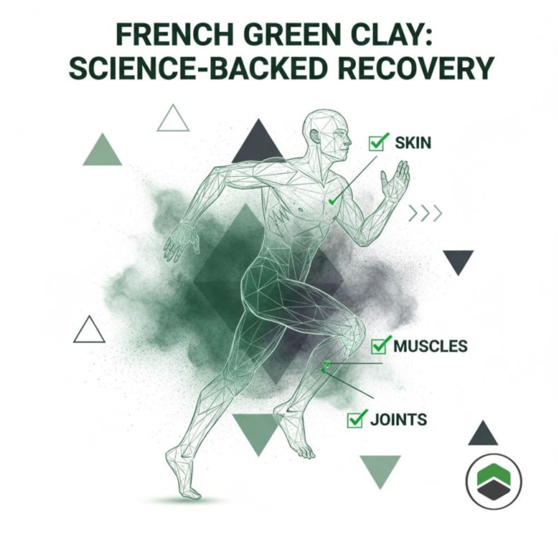 French Green Clay Athlete Recovery Ad