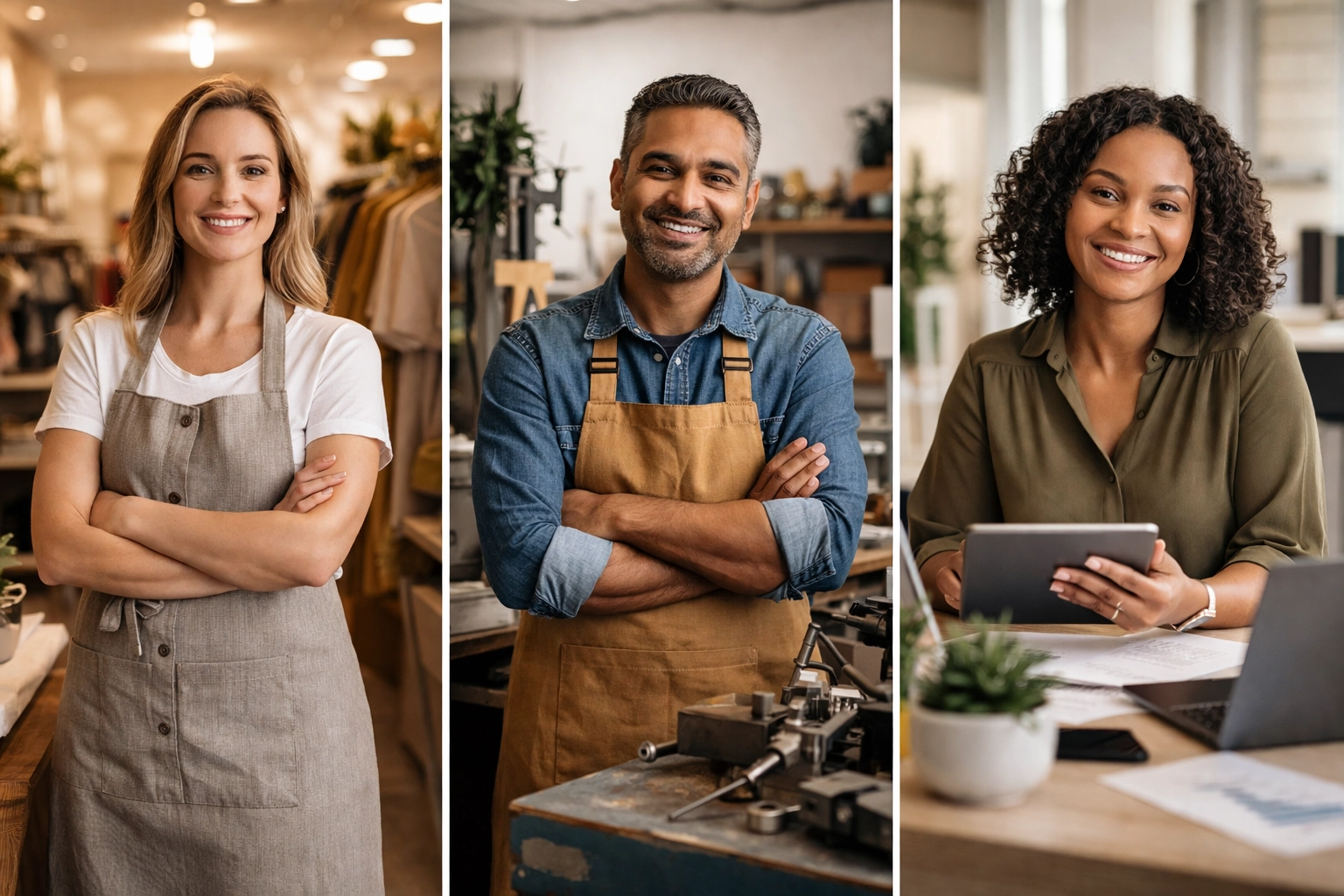 Canadian small business owners eligible for CSBFL loans in retail, manufacturing, and service sectors