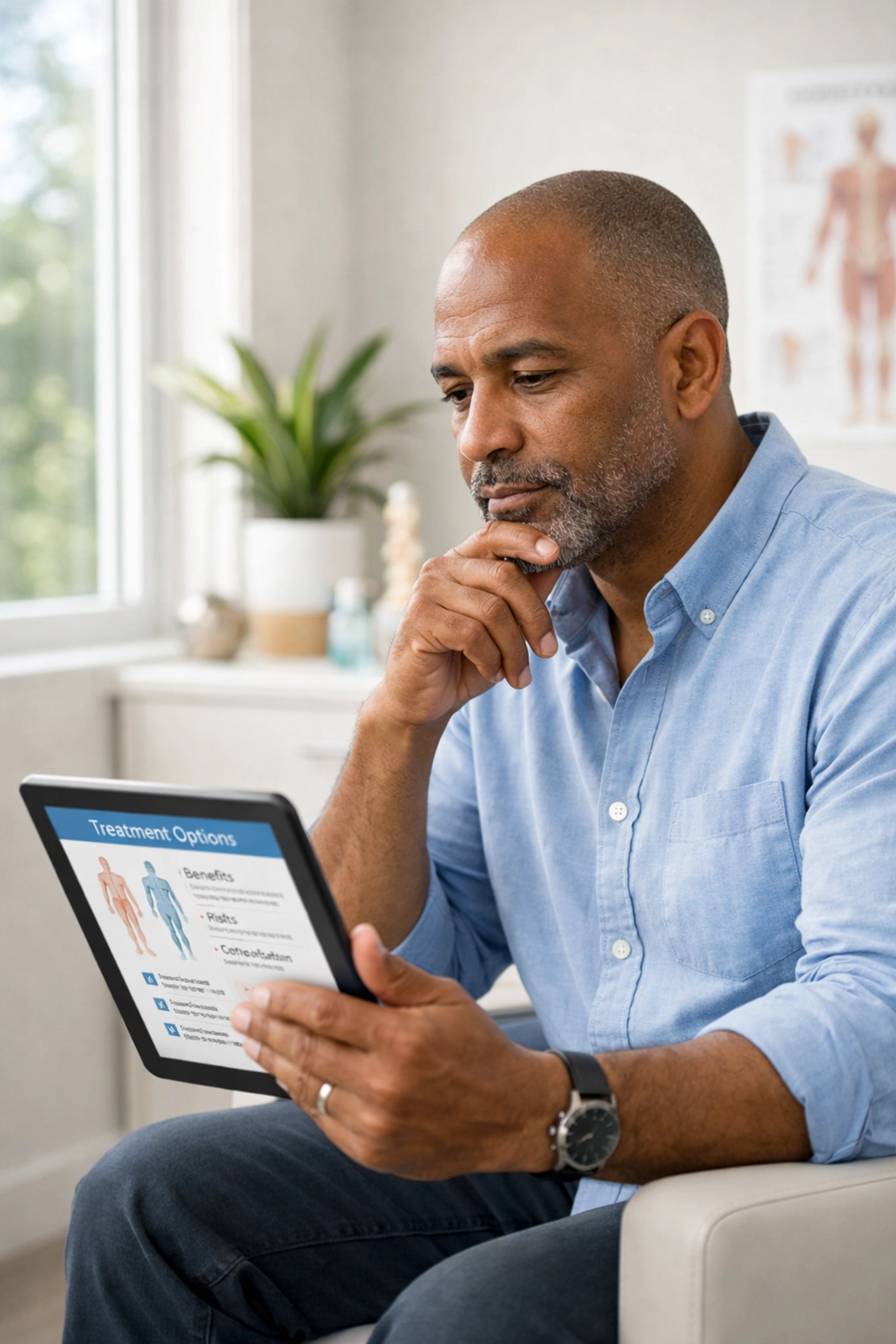Patient reviewing medical weight loss treatment options with healthcare provider in Arizona