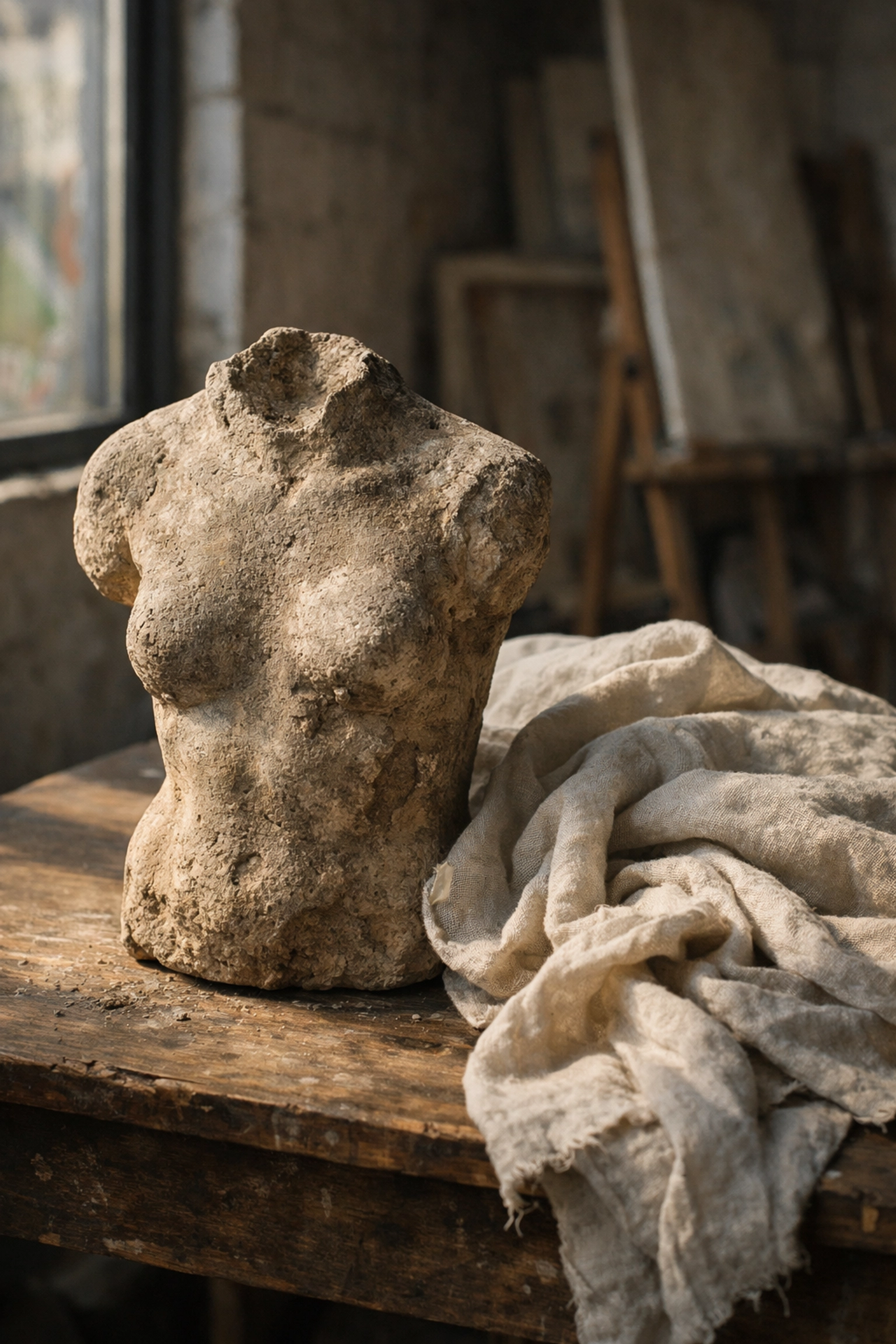 Soft window-lit still life in Wynwood studio, avoiding harsh flash in fine art photography