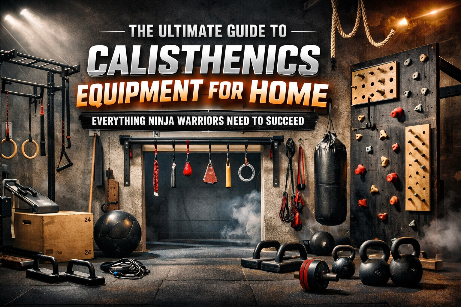 The Ultimate Guide to Calisthenics Equipment for Home: Everything Ninja Warriors Need to Succeed