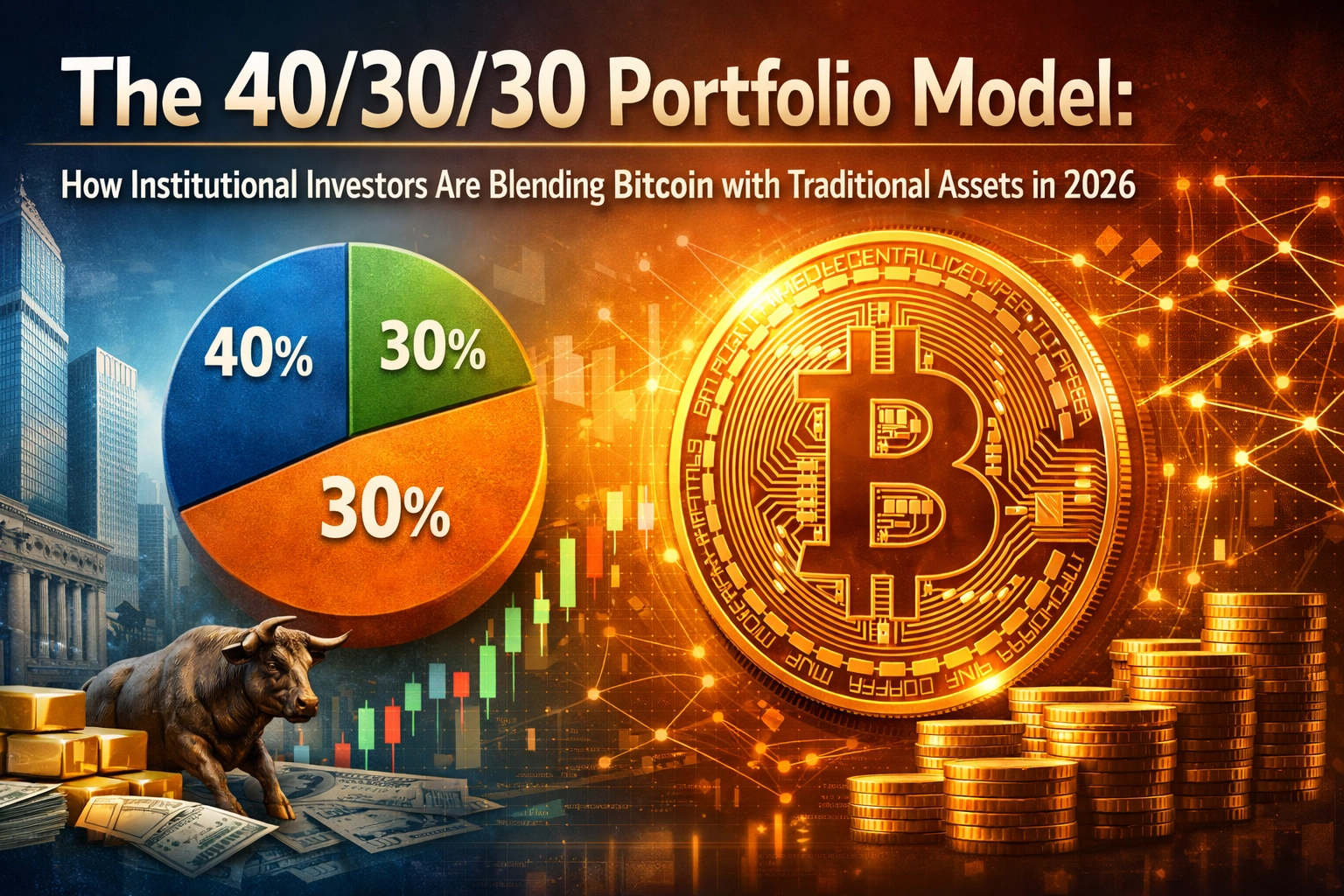 [HERO] The 40/30/30 Portfolio Model: How Institutional Investors Are Blending Bitcoin with Traditional Assets in 2026