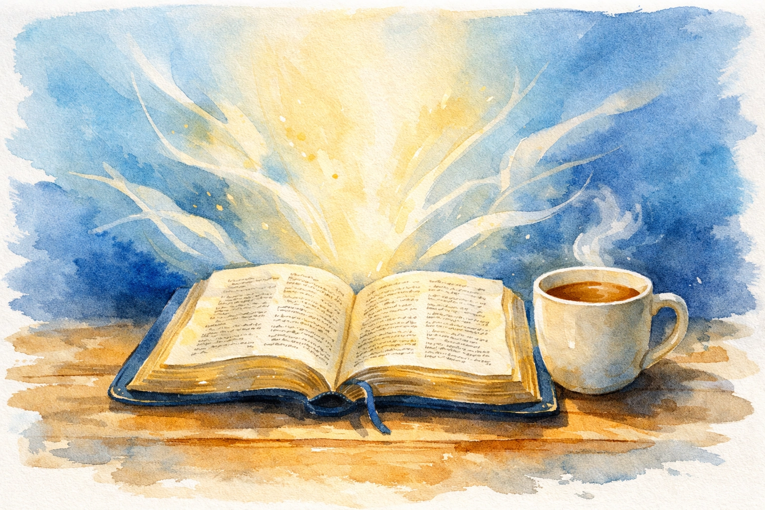 Open Bible with scripture verses for overcoming anxiety and finding peace