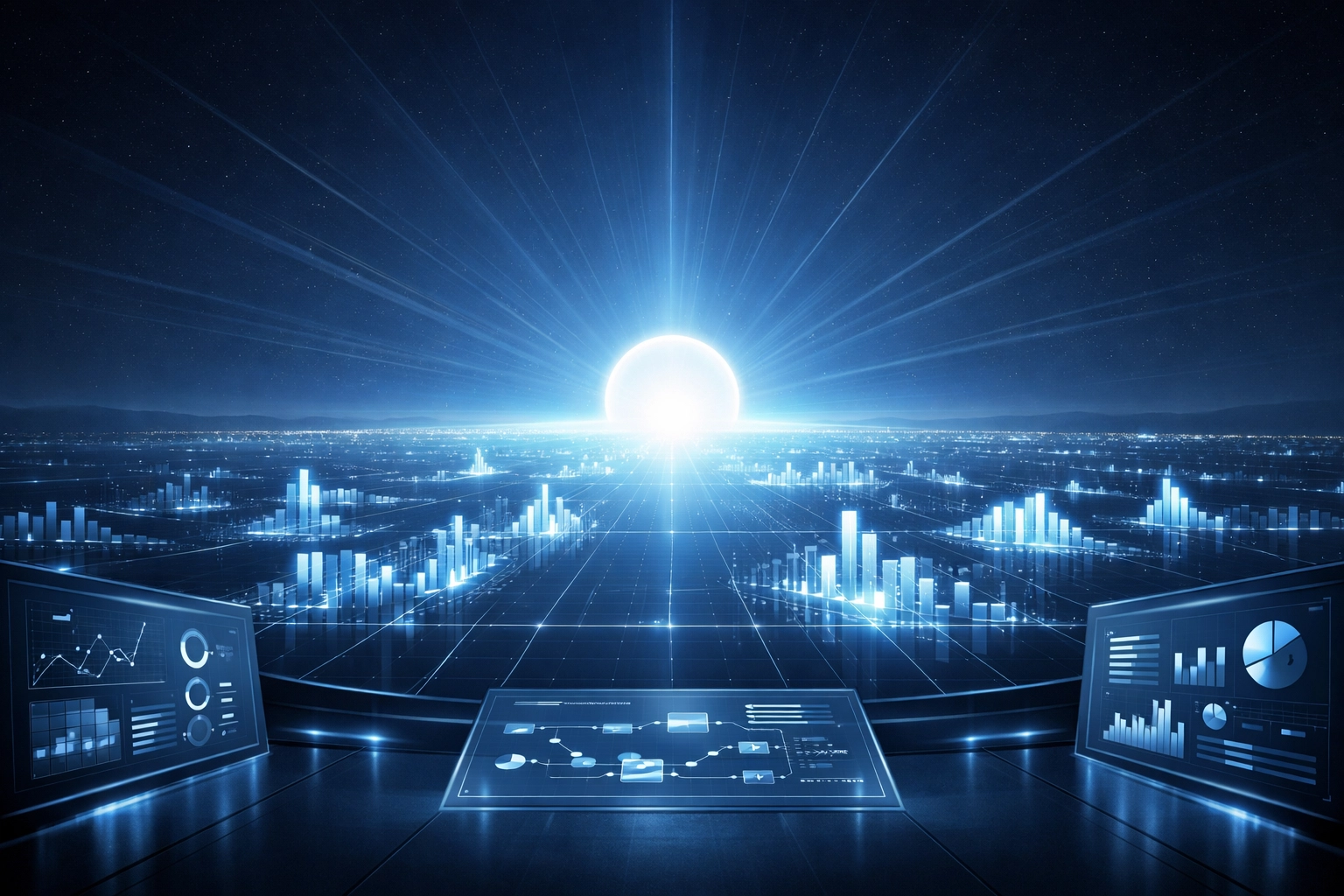 Digital interface representing real-time data visibility and strategic oversight for business scaling.