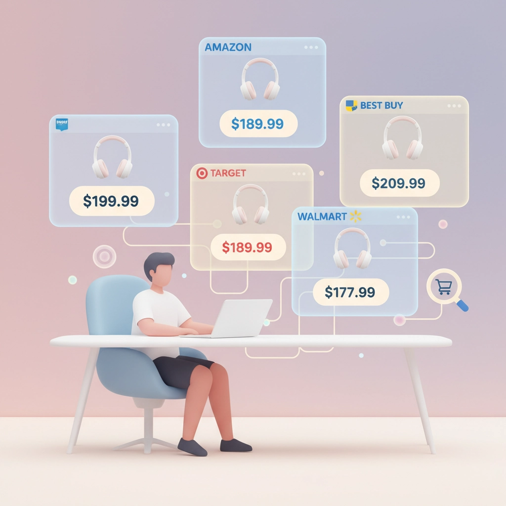 Cross-Merchant Shopping Power: How LMK.today Lets You Compare Amazon, Target, Walmart & More: for Every Wish