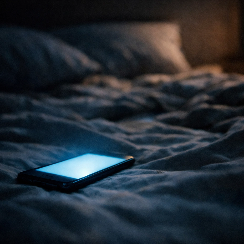 Telefon világít az ágyon éjszaka - pornó hatása a párkapcsolatra