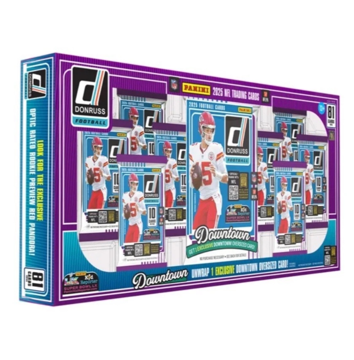 2025 Panini Donruss Football Trading Card Box