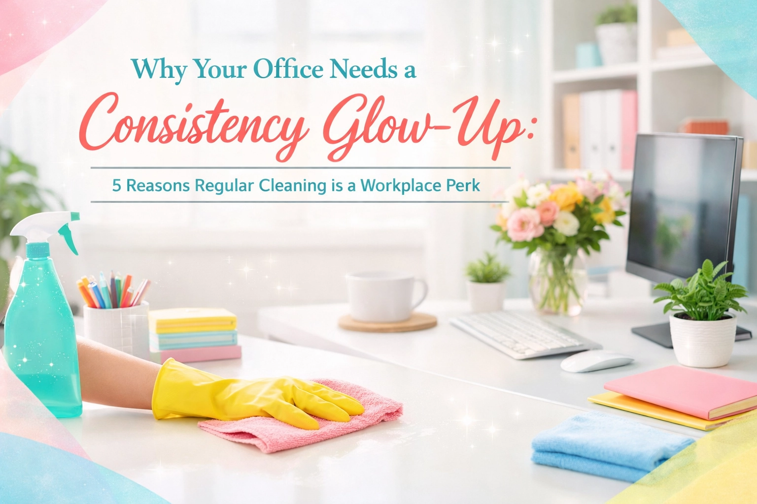 [HERO] Why Your Office Needs a Consistency Glow-Up: 5 Reasons Regular Cleaning is a Workplace Perk