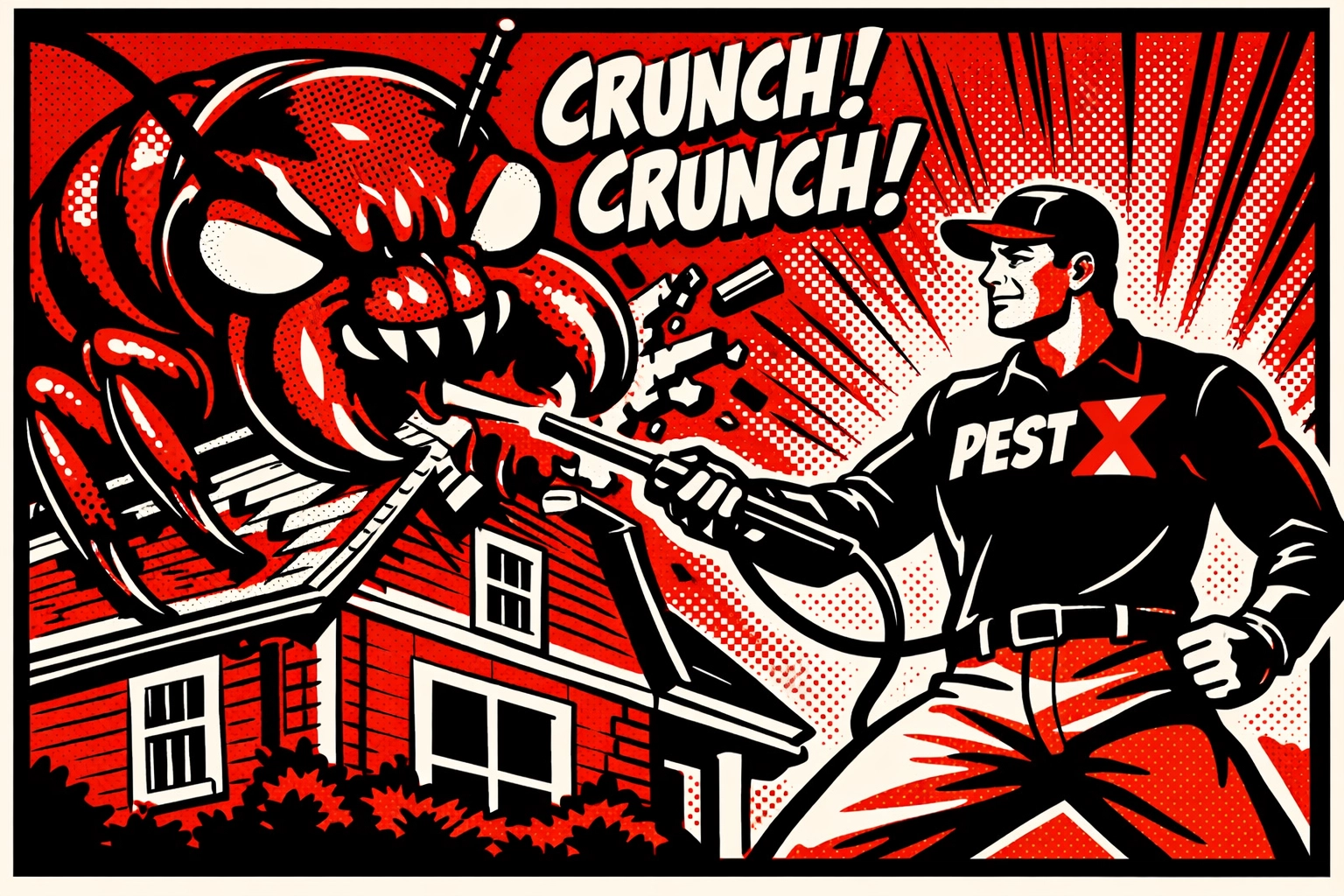 Heroic Pest X technician provides the best pest control in Birmingham AL by stopping termites.