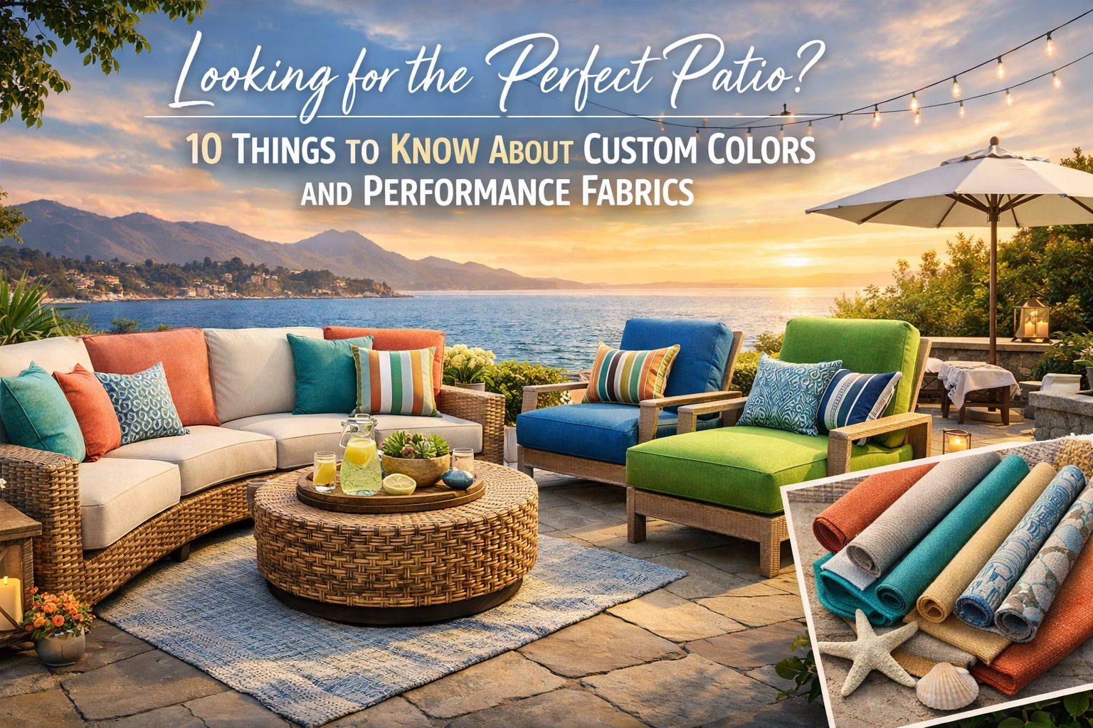 [HERO] Looking for the Perfect Patio? 10 Things to Know About Custom Colors and Performance Fabrics