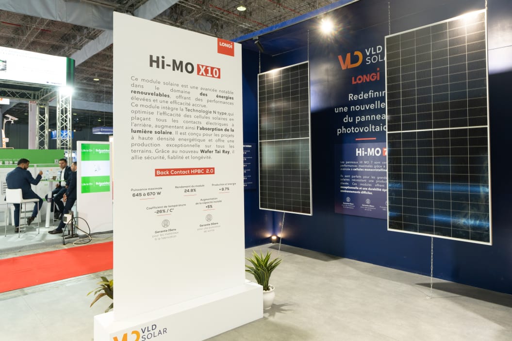 VLD SOLAR and LONGI Exhibition Booth