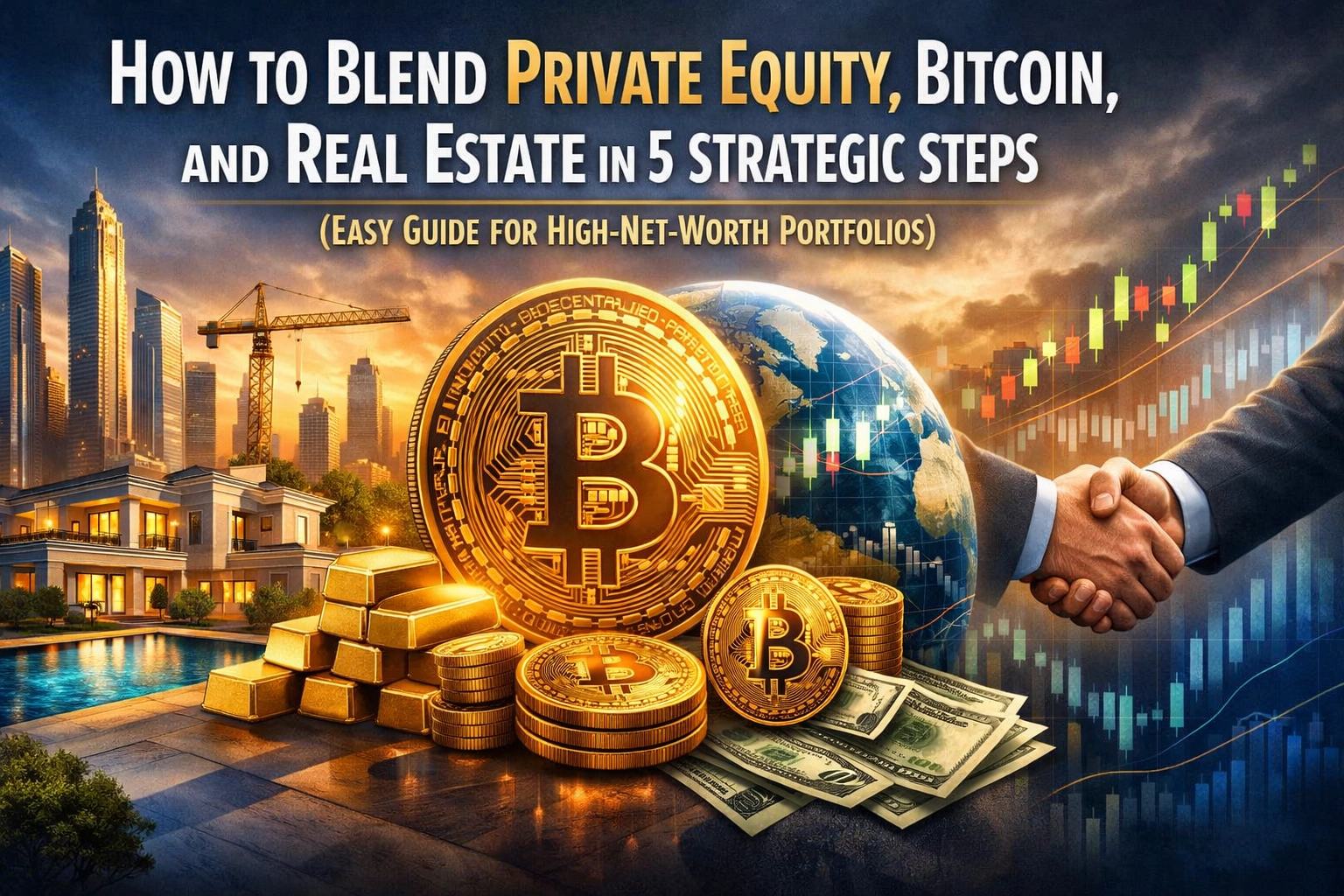 [HERO] How to Blend Private Equity, Bitcoin, and Real Estate in 5 Strategic Steps (Easy Guide for High-Net-Worth Portfolios)