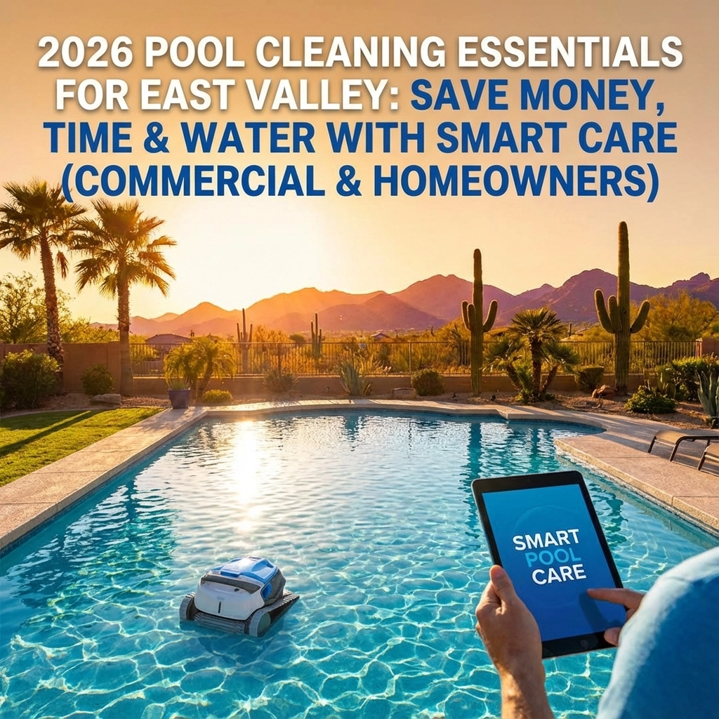 2026 Pool Cleaning Essentials for East Valley: Save Money, Time & Water With Smart Care (Commercial & Homeowners)