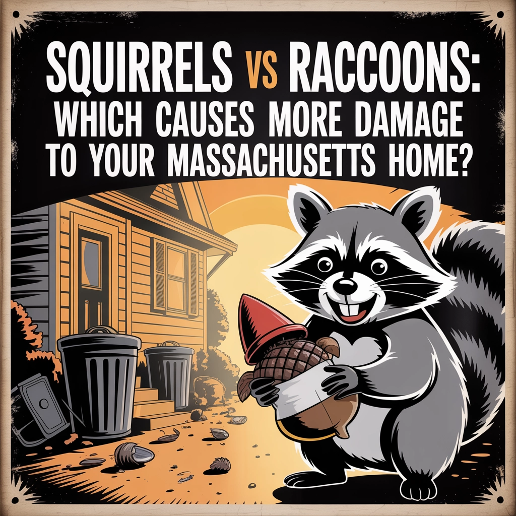 Squirrels Vs Raccoons: Which Causes More Damage to Your Massachusetts Home?