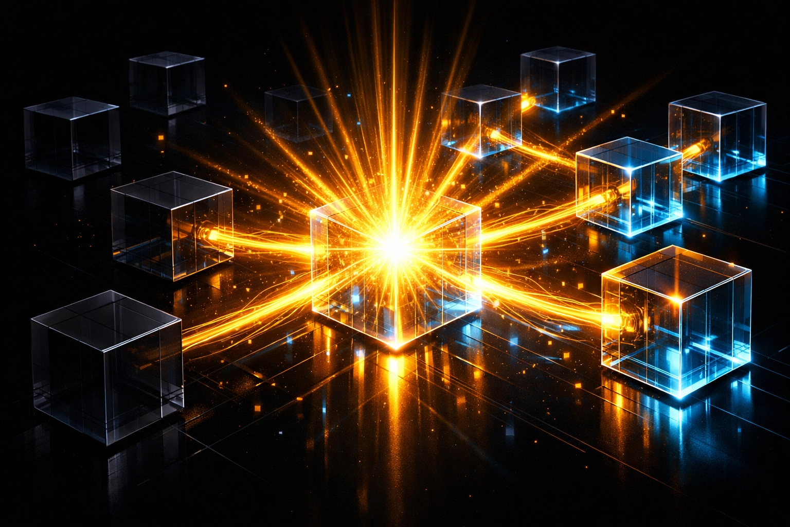 Ein KI-Manager überwindet Daten-Silos durch vernetzte Kommunikation und moderne KI-Strukturen.