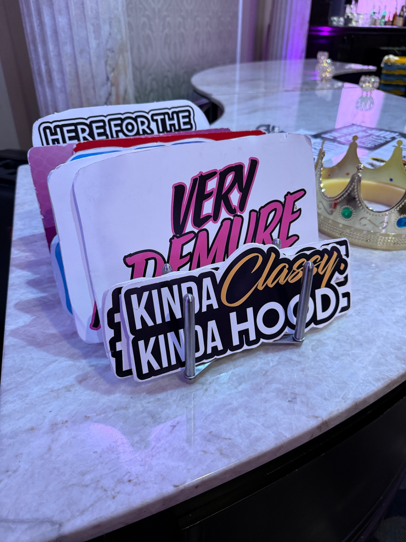 Photo Booth Prop Station