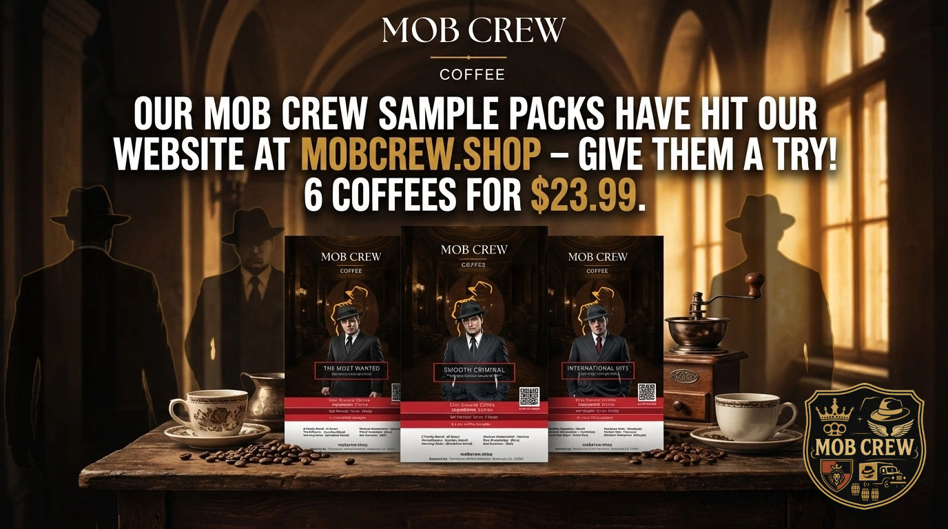 Mob Crew Coffee Bags Display