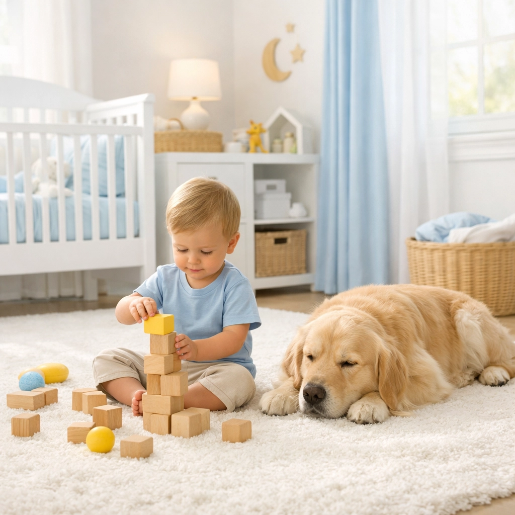 Safe and healthy home environment for kids and pets after professional house cleaning Townsend MA.