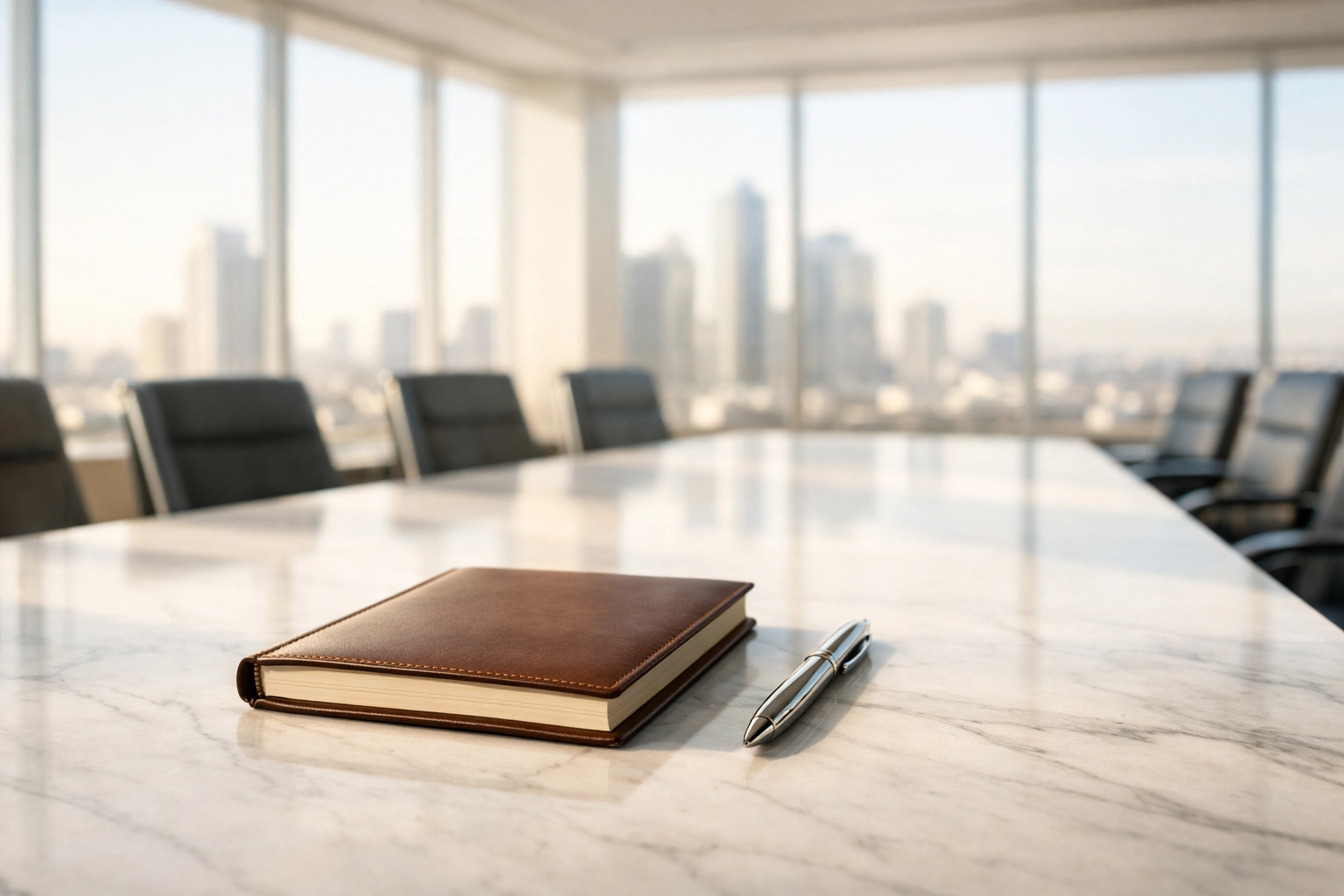 Modern office setting illustrating investor-ready financial stability and professional bookkeeping.