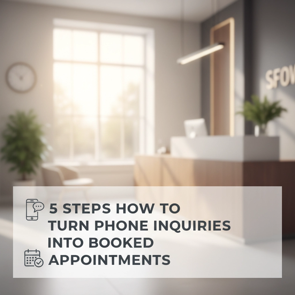 5 Steps How to Turn Phone Inquiries Into Booked Appointments (Easy Guide for Busy Small Business Owners)