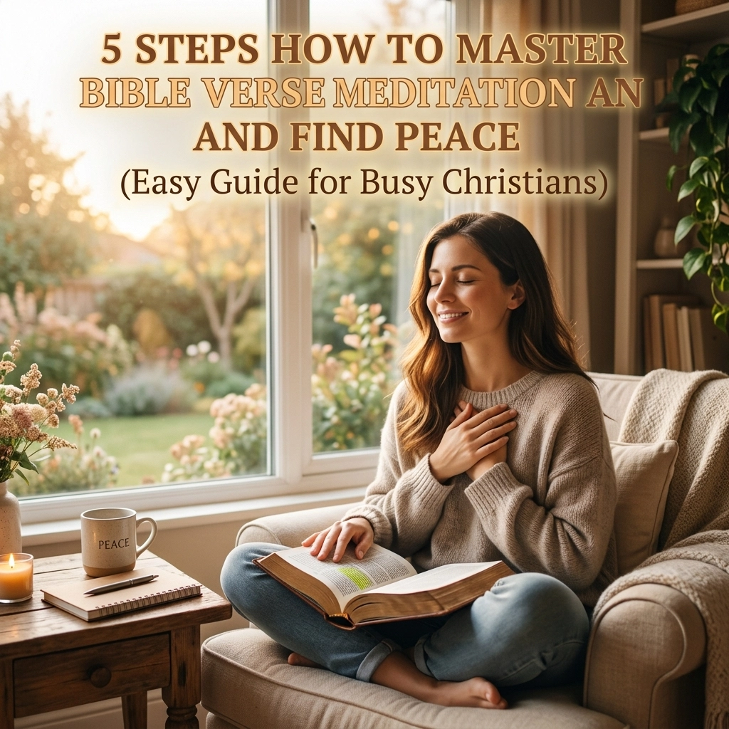 [HERO] 5 Steps How to Master Bible Verse Meditation and Find Peace (Easy Guide for Busy Christians)