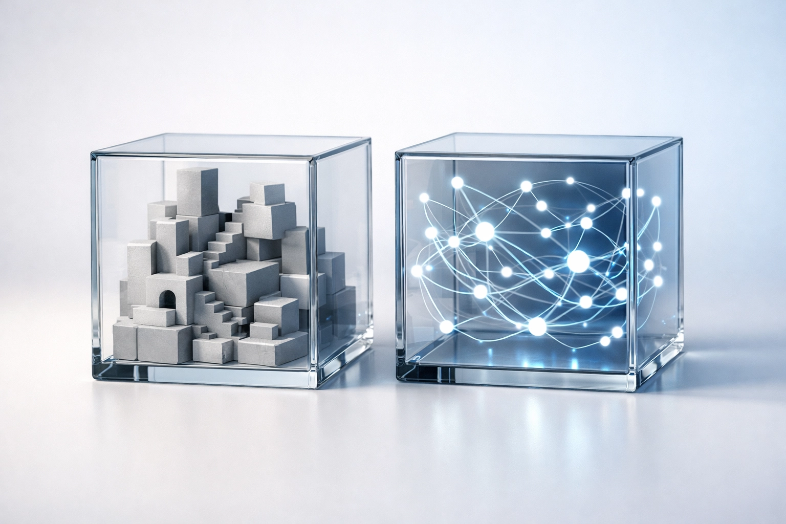 Visual representation of cloud-based versus cloud-native hotel PMS architecture and integration