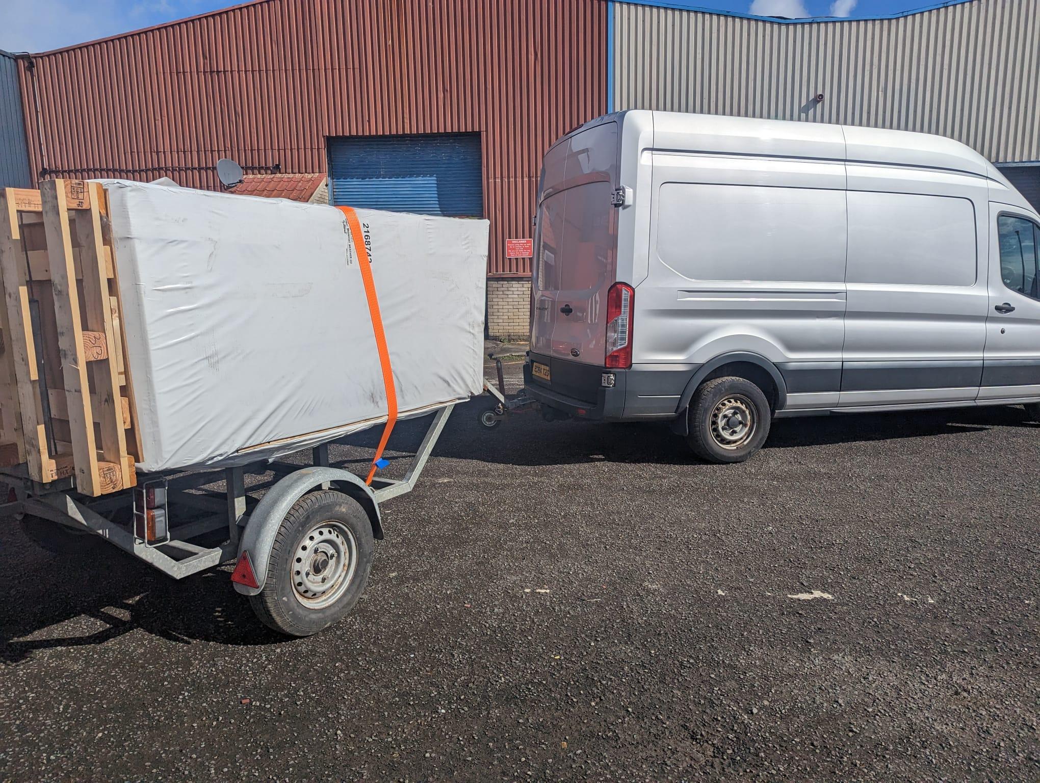 Fiesta Group delivery van ready for customer delivery from the Derry facility