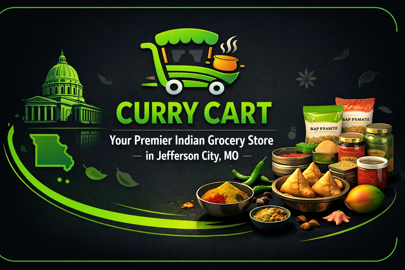 [HERO] Curry Cart: Your Premier Indian Grocery Store in Jefferson City, MO