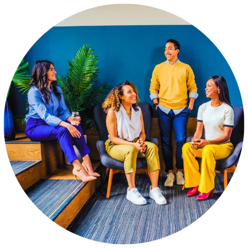 Diverse Consultants Collaborating