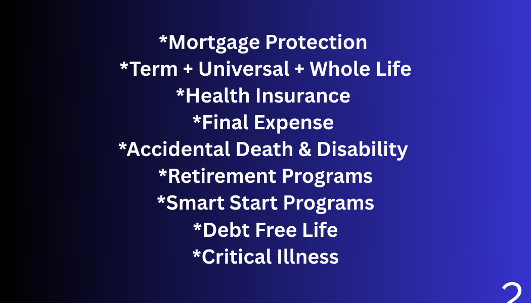 List of Core Services