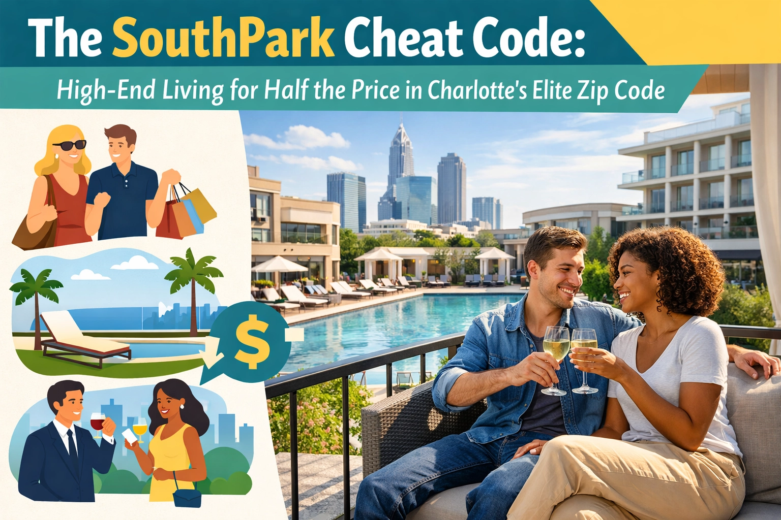 [HERO] The SouthPark Cheat Code: High-End Living for Half the Price in Charlotte's Elite Zip Code