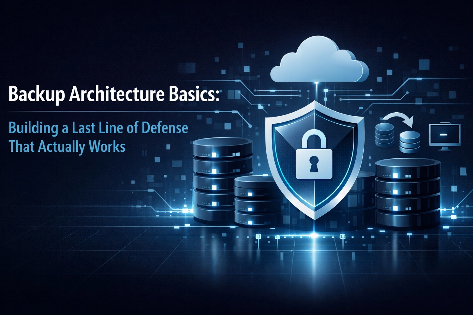 Backup Architecture Basics: Building a Last Line of Defense That Actually Works