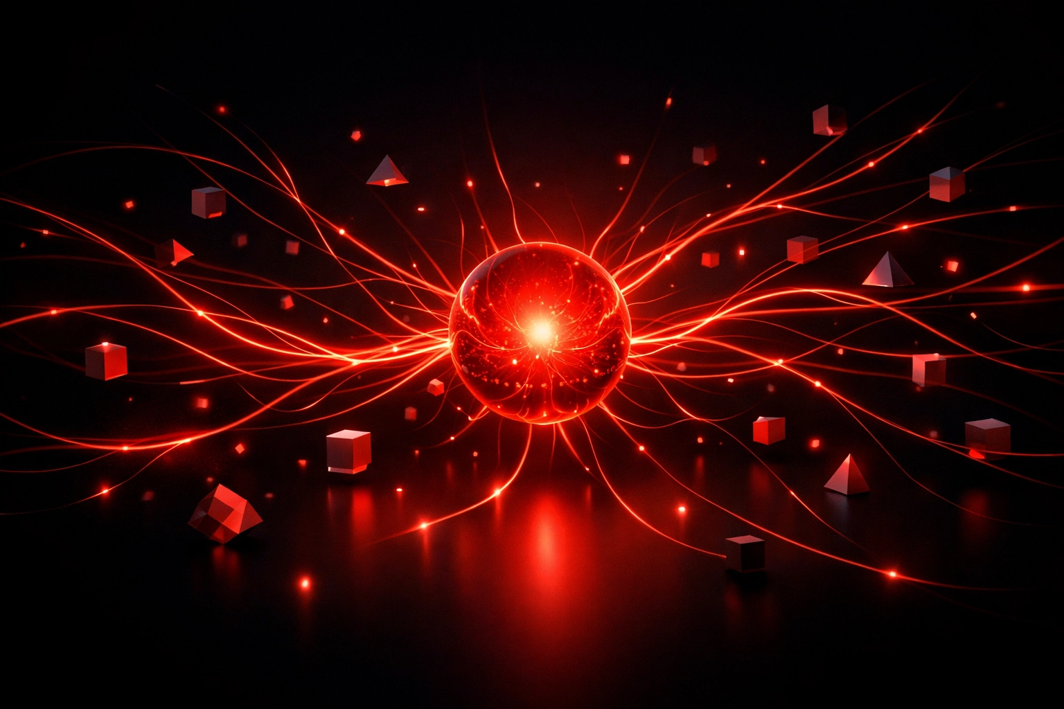 A glowing central core and neural pathways representing a sophisticated AI personalization engine for business.