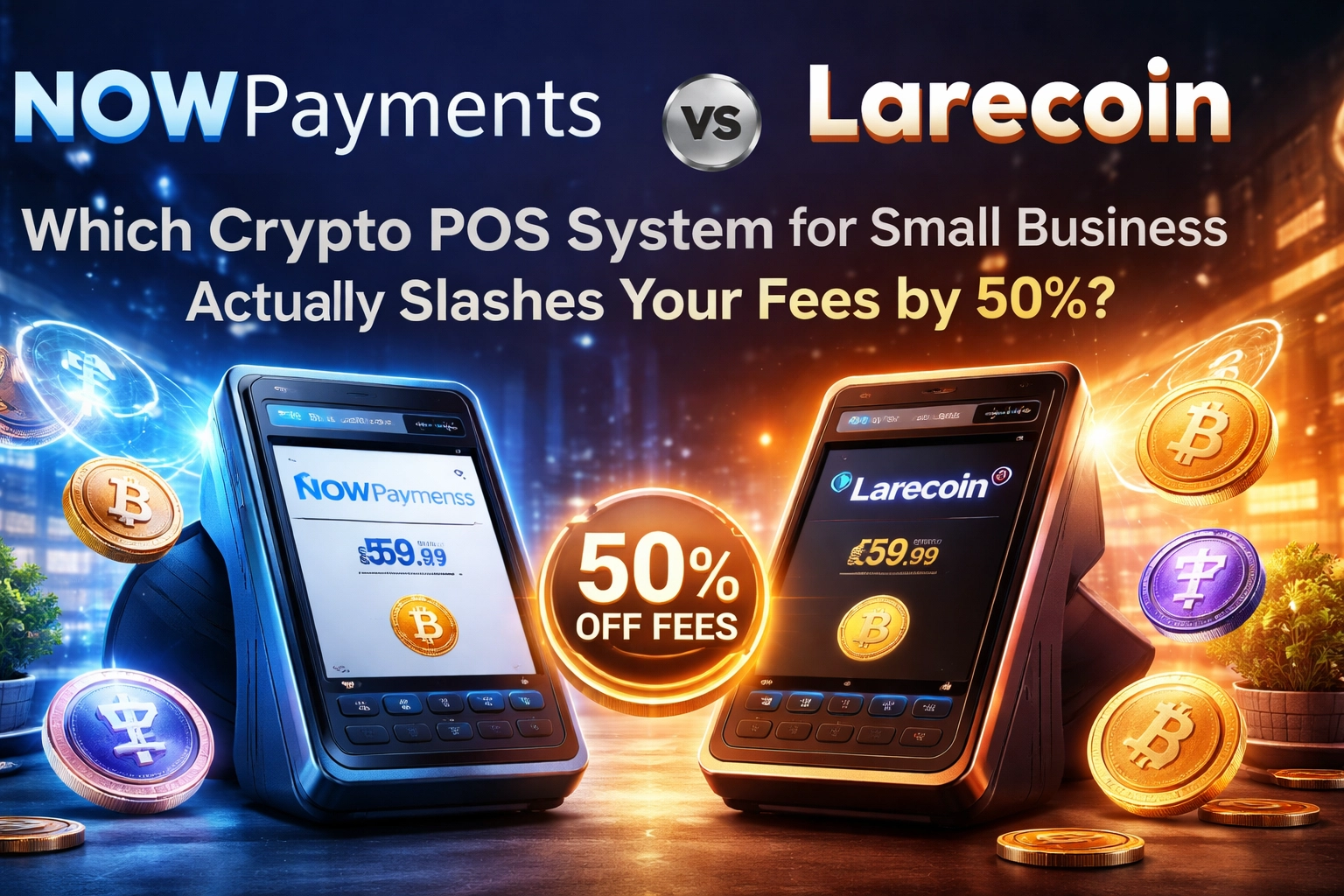 [HERO] NOWPayments vs Larecoin: Which Crypto POS System for Small Business Actually Slashes Your Fees by 50%?