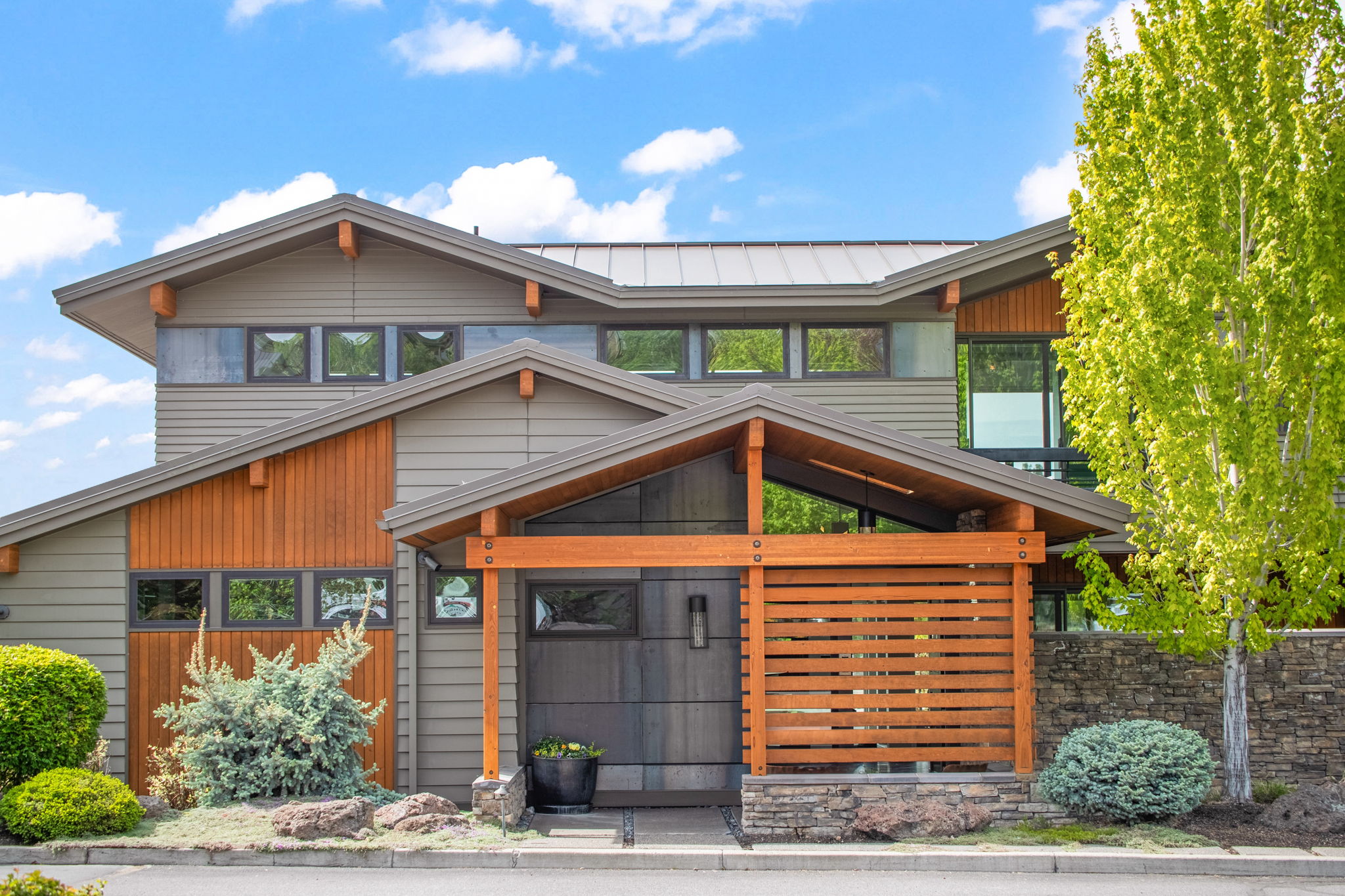 Modern Two-Story Home Exterior