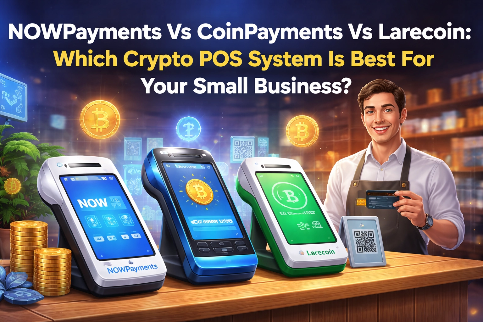 [HERO] NOWPayments Vs CoinPayments Vs Larecoin: Which Crypto POS System Is Best For Your Small Business?