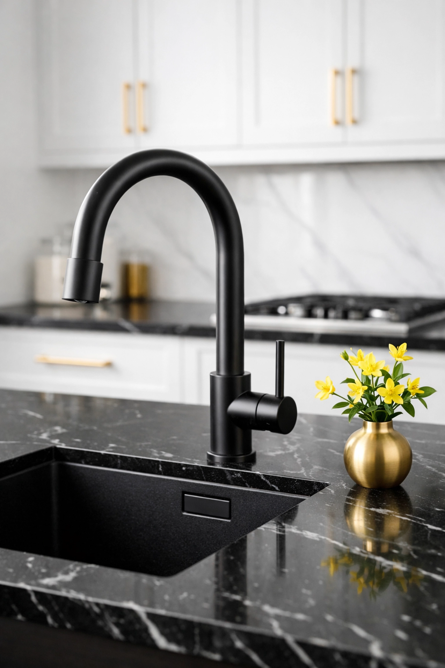 Spotless modern kitchen prepared for a professional property inventory inspection in Kent.