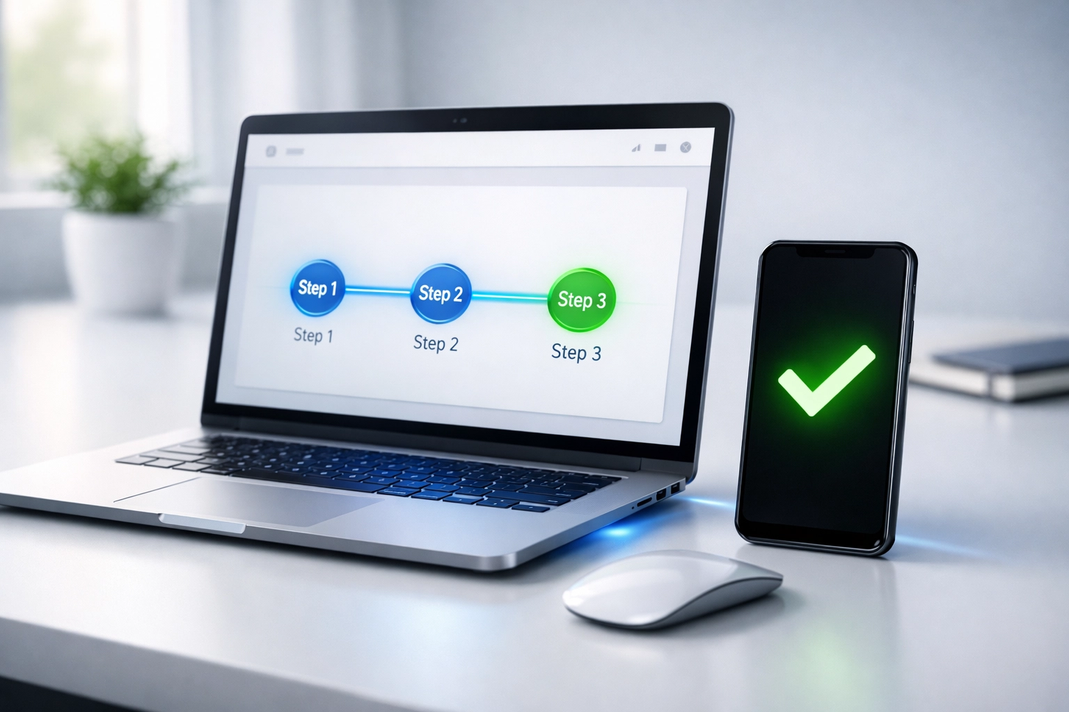Simple crypto payment setup dashboard showing fast merchant onboarding process
