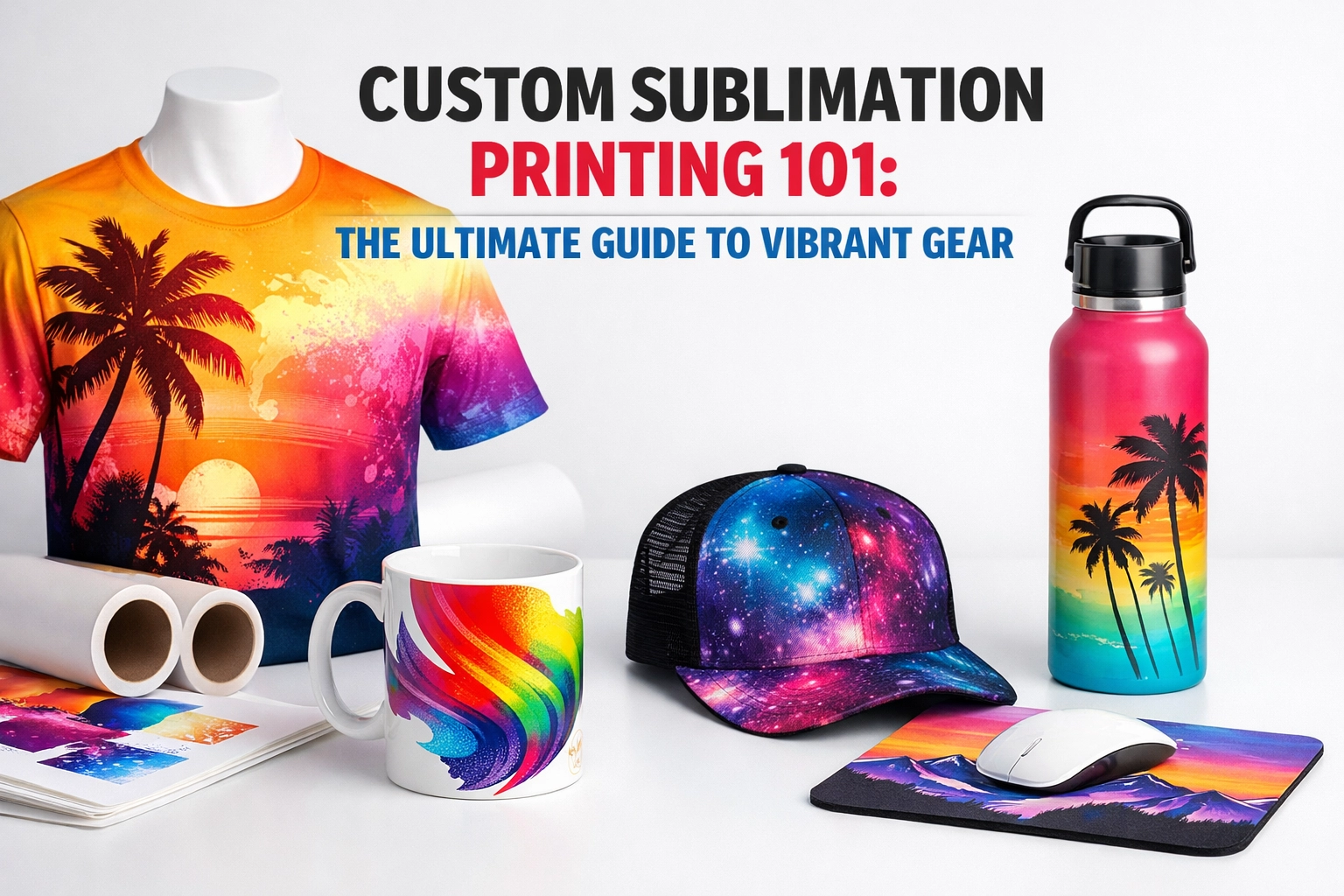 [HERO] Custom Sublimation Printing 101: The Ultimate Guide to Vibrant Gear