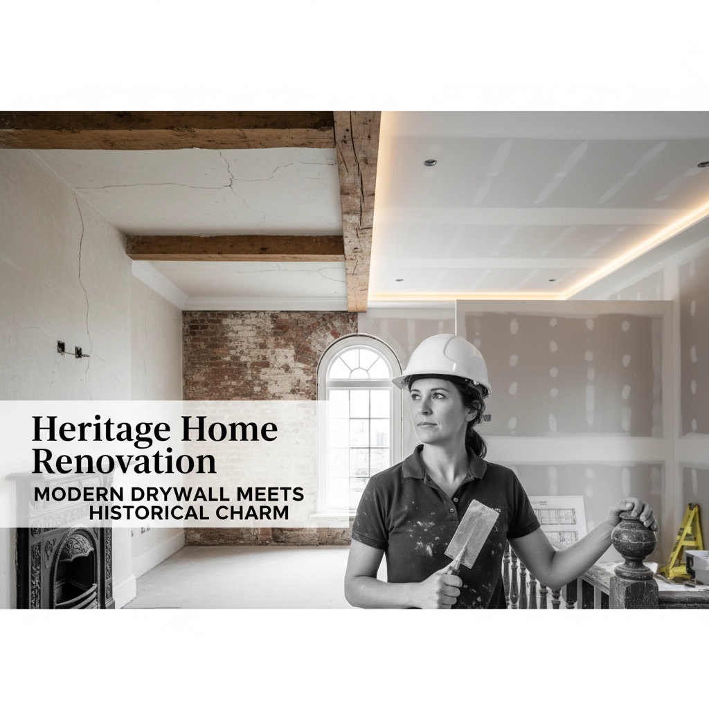 Heritage Home Renovation: How to Blend Modern Drywall Techniques with Historical Charm